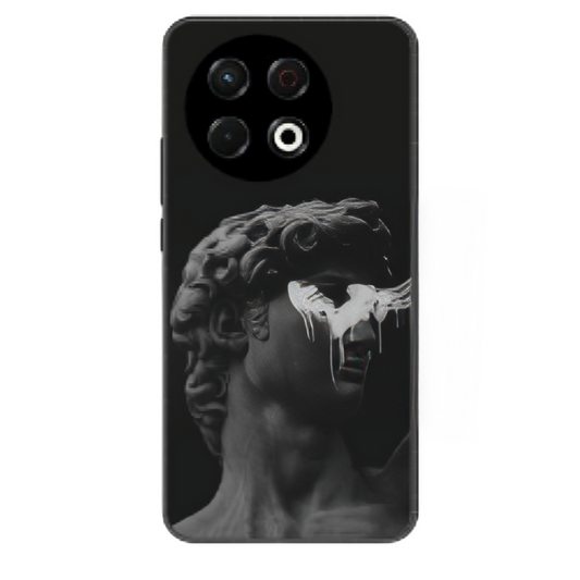 Tecno Spark 30 Pro Case – Premium Artistic Phone Cover (Metal Glass Finish) – ‘Even Statues Bleed’ by Libadah
