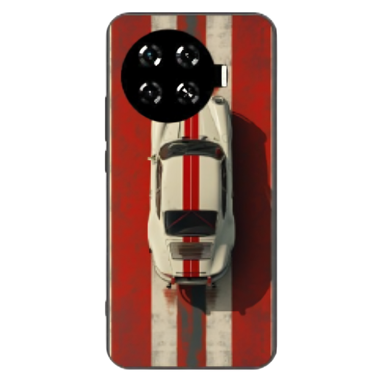 Tecno Spark 20 Pro + Case – Premium Artistic Phone Cover (Metal Glass Finish) – ‘Red Stripes of Freedom’ by Libadah