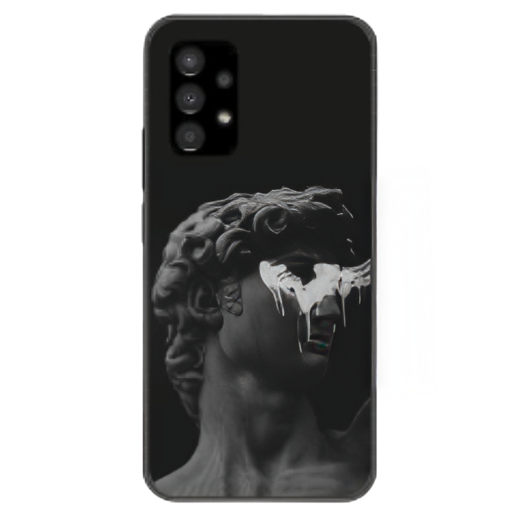 Samsung Galaxy A33 Case – Premium Artistic Phone Cover (Metal Glass Finish) – ‘Even Statues Bleed’ by Libaadah