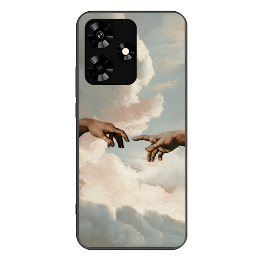 Infinix Hot 30 Case – Premium Artistic Phone Cover (Metal Glass Finish) – ‘The Beauty of Almost’ by Libaadah
