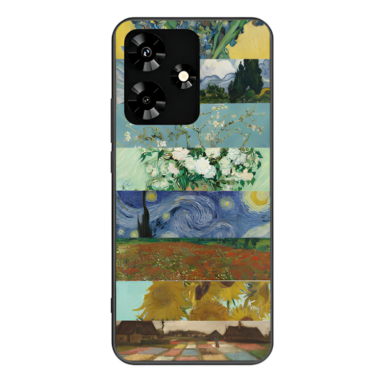 Infinix Hot 30 Case – Premium Artistic Phone Cover (Metal Glass Finish) – ‘The Canvas of Time’ by Libaadah