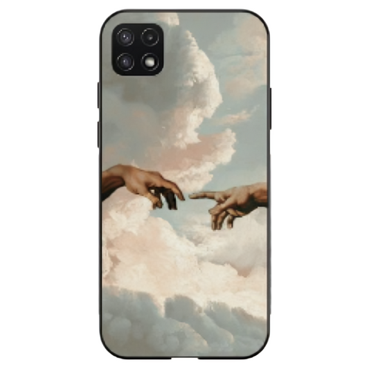 Samsung Galaxy A22 4G Case – Premium Artistic Phone Cover (Metal Glass Finish) – ‘The Beauty of Almost’ by Libaadah