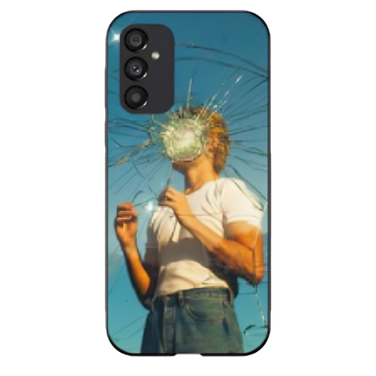 Samsung Galaxy A55 Case – Premium Artistic Phone Cover (Metal Glass Finish) – ‘What's Left in Broken Glass’ by Libaadah