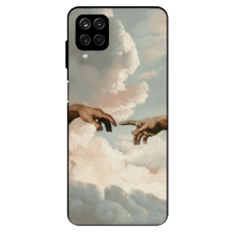 Samsung Galaxy A22 5G Case – Premium Artistic Phone Cover (Metal Glass Finish) – ‘The Beauty of Almost’ by Libaadah