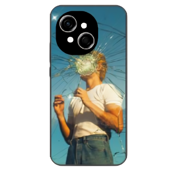 Tecno Spark Go 1 Case – Premium Artistic Phone Cover (Metal Glass Finish) – ‘What's Left in Broken Glass’ by Libadah