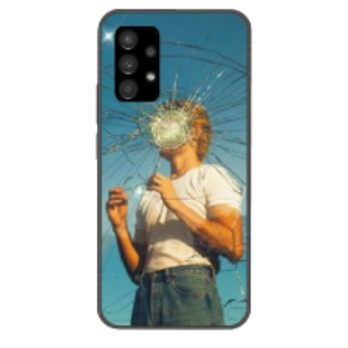 Samsung Galaxy A33 Case – Premium Artistic Phone Cover (Metal Glass Finish) – ‘What's Left in Broken Glass’ by Libaadah