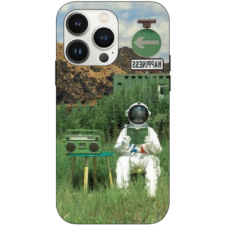 iPhone 16 Pro Case – Artistic Premium Metal Glass Finish Cover – “Midnight Mosque” by Libaadah