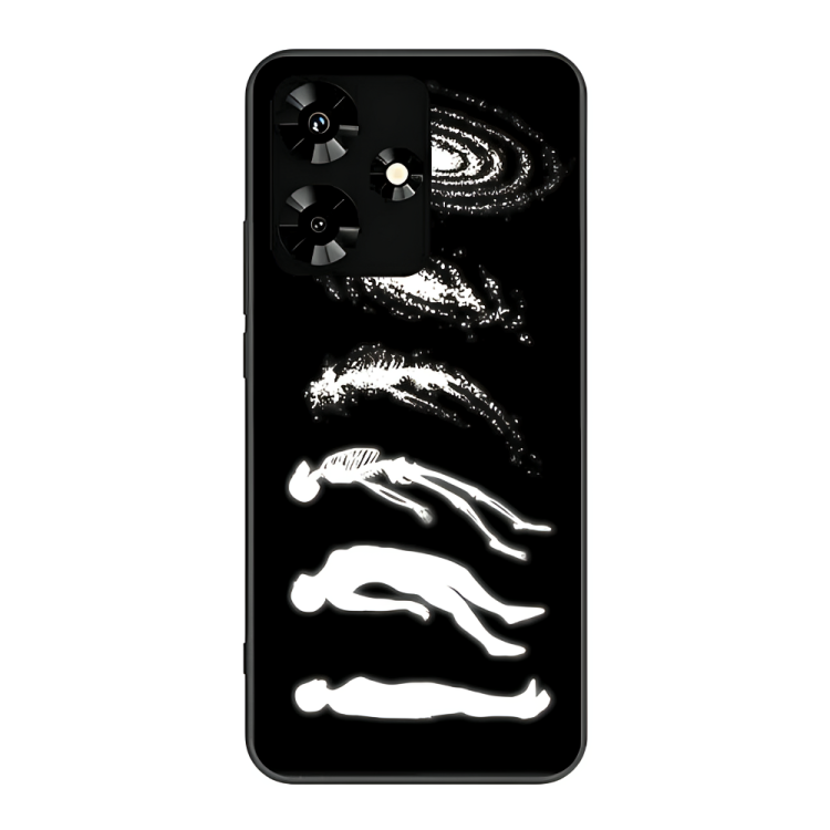 Infinix Hot 30 Case – Premium Artistic Phone Cover (Metal Glass Finish) – ‘Stars Made of Endings’ by Libaadah