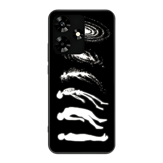 Infinix Hot 30 Case – Premium Artistic Phone Cover (Metal Glass Finish) – ‘Stars Made of Endings’ by Libaadah
