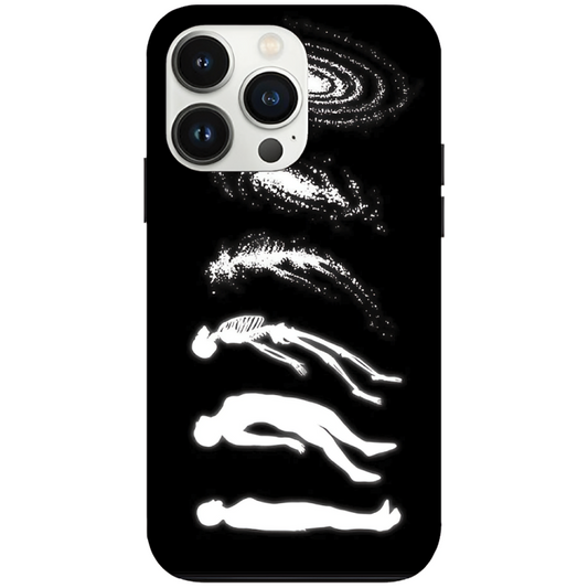 iPhone 16 Pro Max Case – Premium Artistic Phone Cover (Metal Glass Finish) – ‘Stars Made of Endings’ by Libaadah