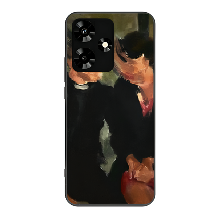 Infinix Hot 30 Case – Premium Artistic Phone Cover (Metal Glass Finish) – ‘The Melancholy of Happy Hours’ by Libaadah