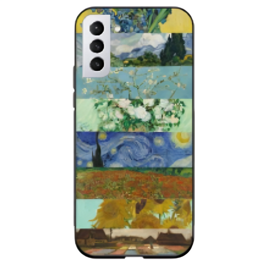 Samsung Galaxy S22 Case – Premium Artistic Phone Cover (Metal Glass Finish) – ‘The Canvas of Time’ by Libaadah