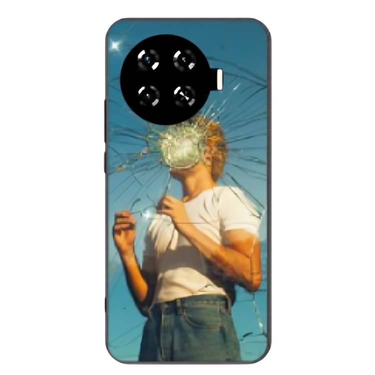 Tecno Spark 20 Pro + Case – Premium Artistic Phone Cover (Metal Glass Finish) – ‘What's Left in Broken Glass’ by Libadah