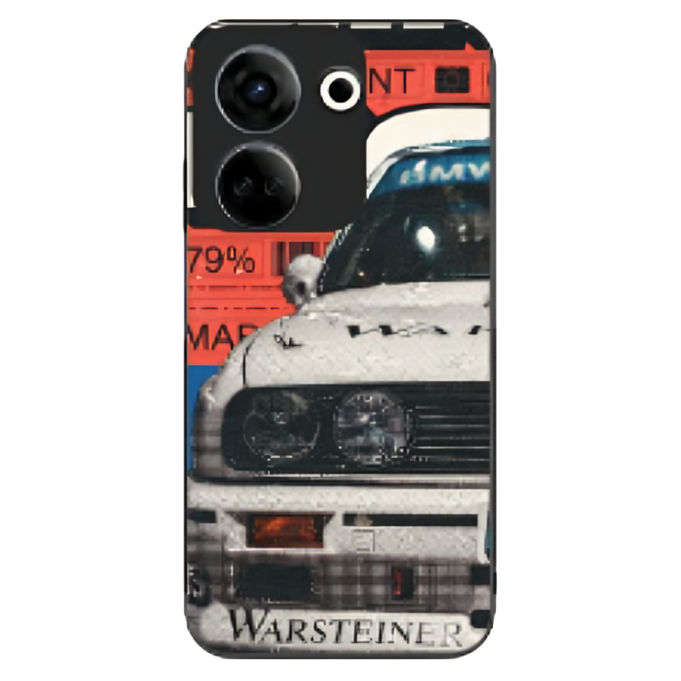 Tecno Camon 20 Case – Premium Artistic Phone Cover (Metal Glass Finish) – ‘Time Machine Without Time’ by Libadah