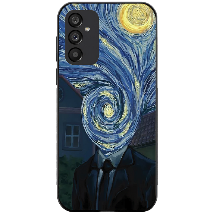 Samsung Galaxy S24 Case – Premium Artistic Phone Cover (Metal Glass Finish) – ‘Thoughts Full of Starry Sky’ by Libaadah