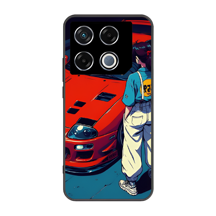 Infinix GT 20 Case – Premium Artistic Phone Cover (Metal Glass Finish) – ‘Tomorrow Wears Yesterday’s Face’ by Libaadah