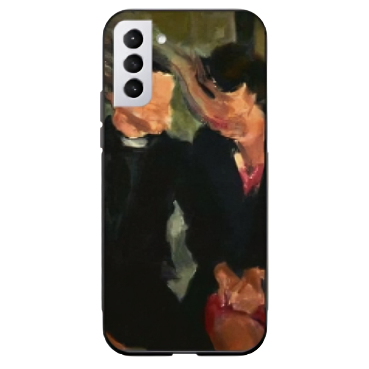 Samsung Galaxy S22 Case – Premium Artistic Phone Cover (Metal Glass Finish) – ‘The Melancholy of Happy Hours’ by Libaadah