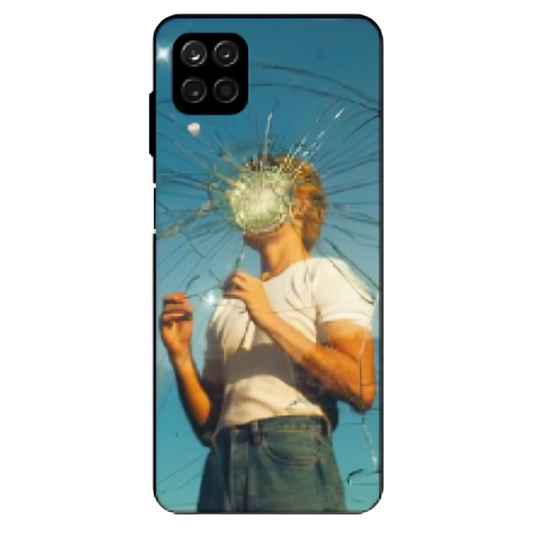 Samsung Galaxy A22 5G Case – Premium Artistic Phone Cover (Metal Glass Finish) – ‘What's Left in Broken Glass’ by Libaadah