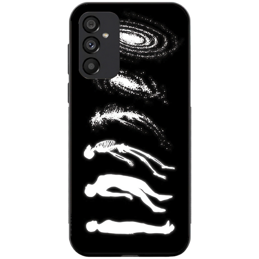 Samsung Galaxy S24 Case – Premium Artistic Phone Cover (Metal Glass Finish) – ‘Stars Made of Endings’ by Libaadah