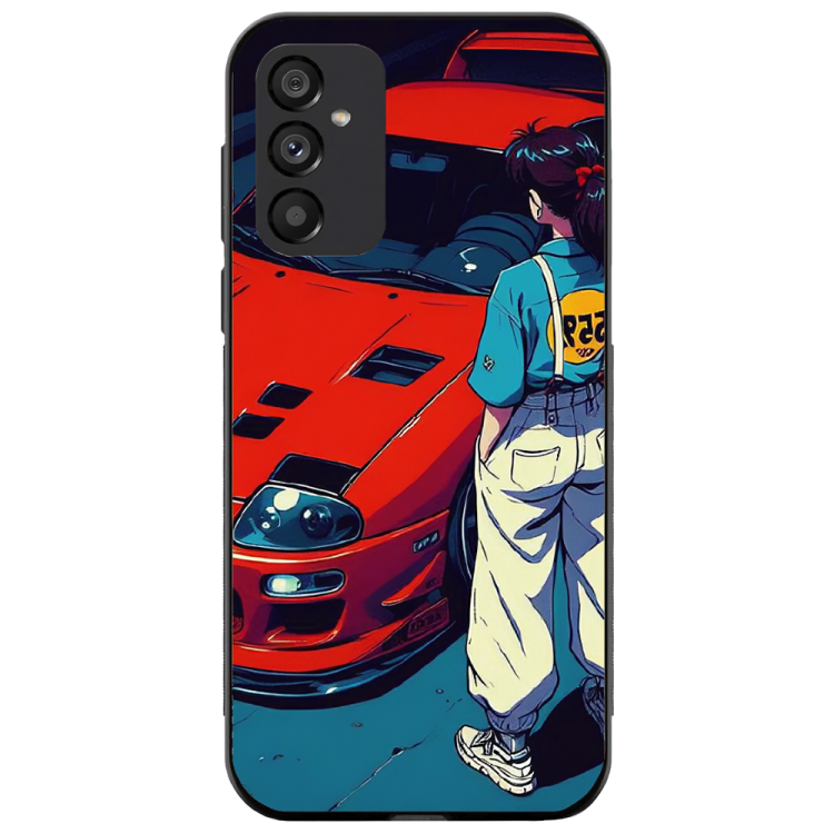 Samsung Galaxy S24 Case – Premium Artistic Phone Cover (Metal Glass Finish) – ‘Tomorrow Wears Yesterday’s Face’ by Libaadah