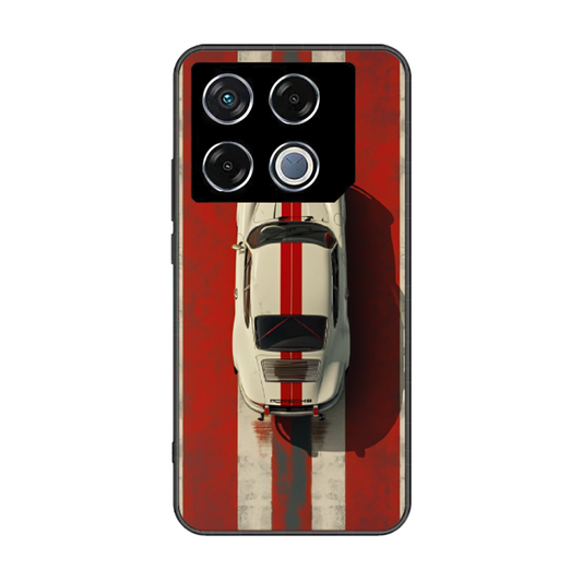 Infinix GT 20 Case – Premium Artistic Phone Cover (Metal Glass Finish) – ‘Red Stripes of Freedom’ by Libaadah