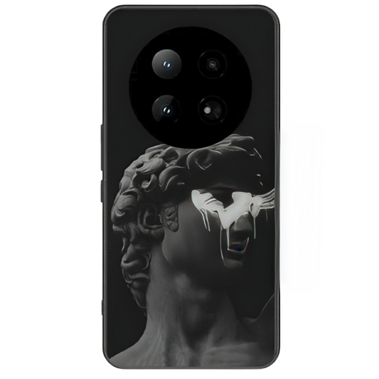Infinix Zero 40 Case – Premium Artistic Phone Cover (Metal Glass Finish) – ‘Even Statues Bleed’ by Libaadah