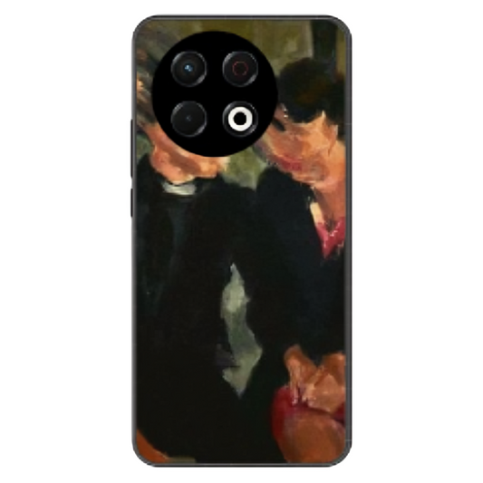 Tecno Spark 30C Case – Premium Artistic Phone Cover (Metal Glass Finish) – ‘The Melancholy of Happy Hours’ by Libadah