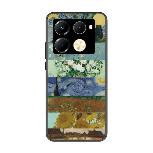 Infinix Note 40 Pro Case – Premium Artistic Phone Cover (Metal Glass Finish) – ‘The Canvas of Time’ by Libaadah