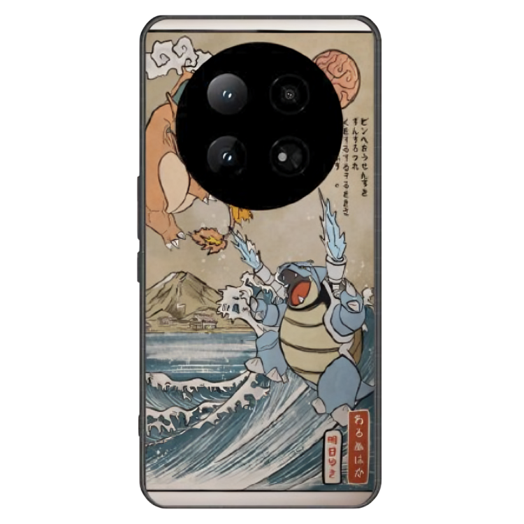 Infinix Zero 40 Case – Premium Artistic Phone Cover (Metal Glass Finish) – ‘The Great Wave of Kanto’ by Libaadah