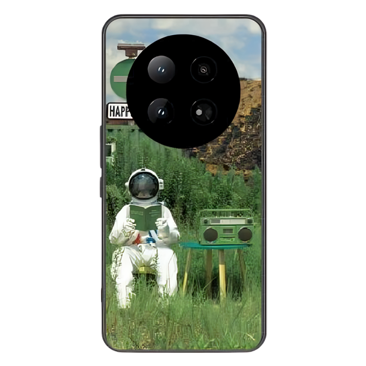 Infinix Zero 40 Case – Premium Artistic Phone Cover (Metal Glass Finish) – ‘The Absence Beneath Happiness’ by Libaadah