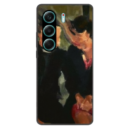 Tecno Camon 40 Pro Case – Premium Artistic Phone Cover (Metal Glass Finish) – ‘The Melancholy of Happy Hours’ by Libadah