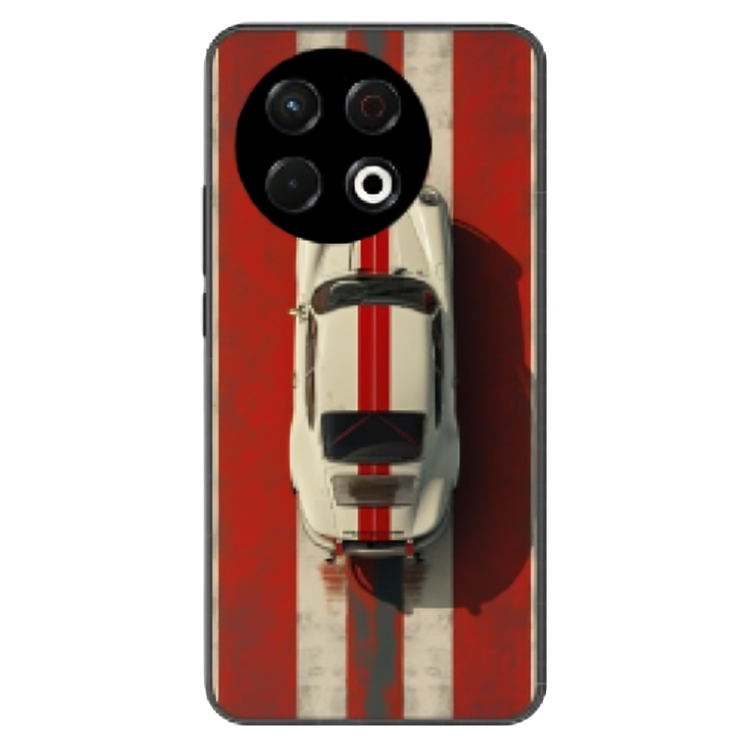 Tecno Spark 30 Pro Case – Premium Artistic Phone Cover (Metal Glass Finish) – ‘Red Stripes of Freedom’ by Libadah