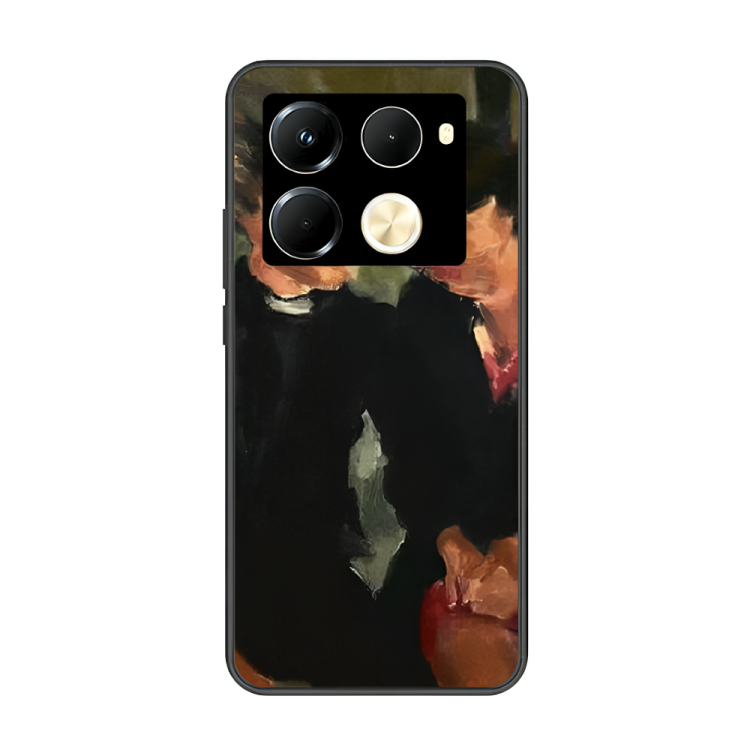 Infinix Note 40 Pro Case – Premium Artistic Phone Cover (Metal Glass Finish) – ‘The Melancholy of Happy Hours’ by Libaadah