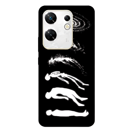 Infinix Zero 30 Case – Premium Artistic Phone Cover (Metal Glass Finish) – ‘Stars Made of Endings’ by Libaadah