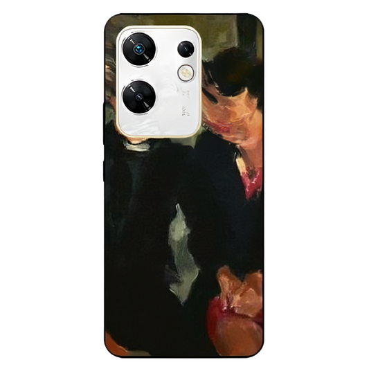 Infinix Zero 30 Case – Premium Artistic Phone Cover (Metal Glass Finish) – ‘The Melancholy of Happy Hours’ by Libaadah