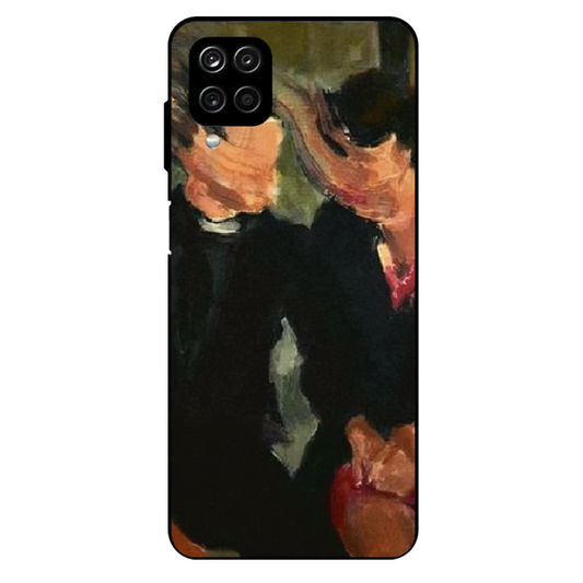 Samsung Galaxy A22 5G Case – Premium Artistic Phone Cover (Metal Glass Finish) – ‘The Melancholy of Happy Hours’ by Libaadah