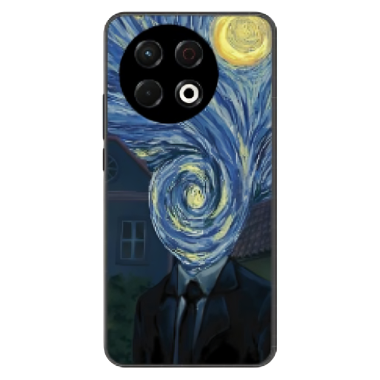 Tecno Spark 30 Case – Premium Artistic Phone Cover (Metal Glass Finish) – ‘Thoughts Full of Starry Sky’ by Libadah