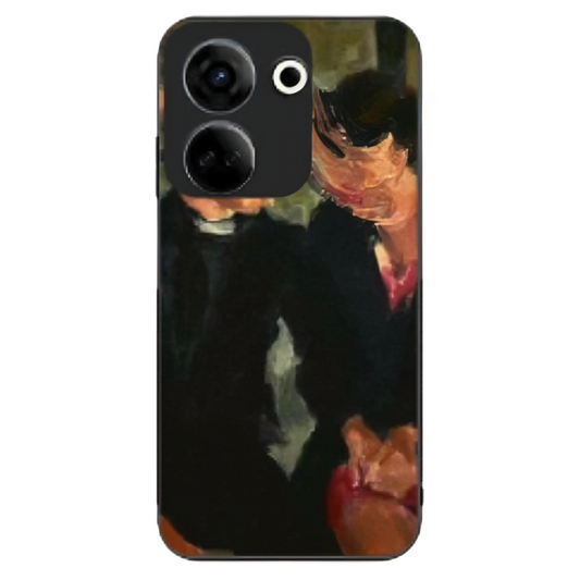 Tecno Camon 20 Case – Premium Artistic Phone Cover (Metal Glass Finish) – ‘The Melancholy of Happy Hours’ by Libadah