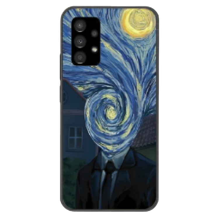 Samsung Galaxy A33 Case – Premium Artistic Phone Cover (Metal Glass Finish) – ‘Thoughts Full of Starry Sky’ by Libaadah