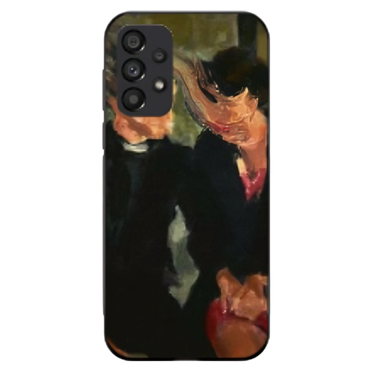 Samsung Galaxy A13 Case – Premium Artistic Phone Cover (Metal Glass Finish) – ‘The Melancholy of Happy Hours’ by Libaadah