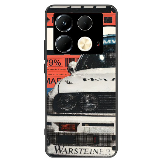 Infinix Note 40 Case – Premium Artistic Phone Cover (Metal Glass Finish) – ‘Time Machine Without Time’ by Libaadah