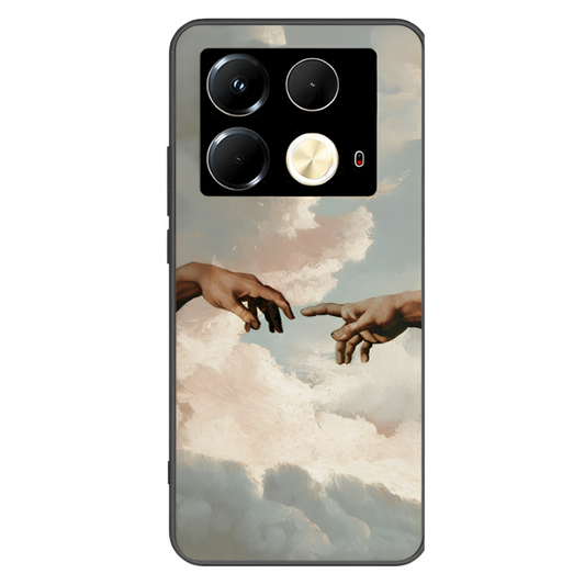 Infinix Note 40 Case – Premium Artistic Phone Cover (Metal Glass Finish) – ‘The Beauty of Almost’ by Libaadah