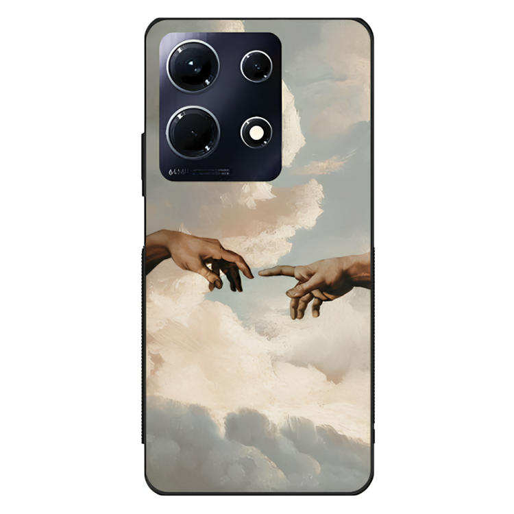 Infinix Note 30 Case – Premium Artistic Phone Cover (Metal Glass Finish) – ‘The Beauty of Almost' by Libaadah