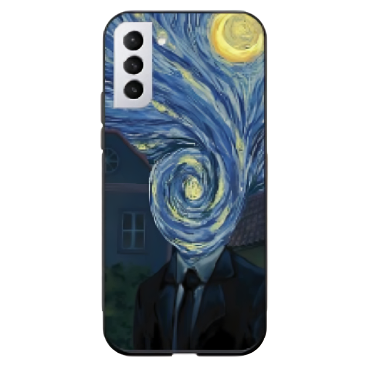 Samsung Galaxy S22 Case – Premium Artistic Phone Cover (Metal Glass Finish) – ‘Thoughts Full of Starry Sky’ by Libaadah
