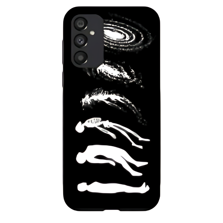 Samsung Galaxy A55 Case – Premium Artistic Phone Cover (Metal Glass Finish) – ‘Stars Made of Endings’ by Libaadah