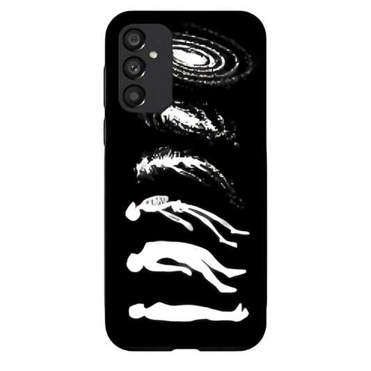 Samsung Galaxy A55 Case – Premium Artistic Phone Cover (Metal Glass Finish) – ‘Stars Made of Endings’ by Libaadah