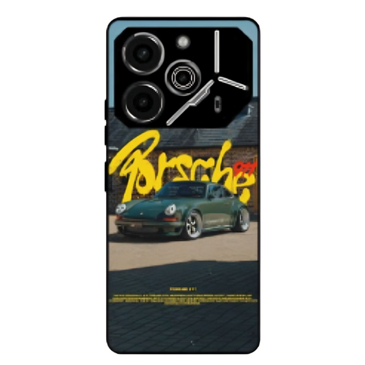 Tecno Pova 6 Neo Case – Premium Artistic Phone Cover (Metal Glass Finish) – ‘The Future of Yesterday’ by Libadah