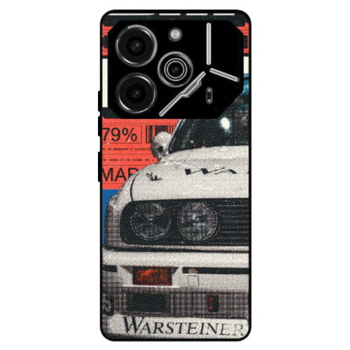 Tecno Pova 6 Neo Case – Premium Artistic Phone Cover (Metal Glass Finish) – ‘Time Machine Without Time’ by Libadah