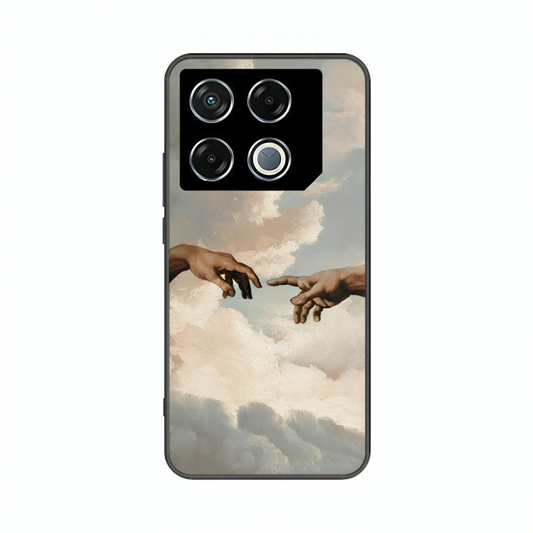 Infinix GT 20 case featuring 'The Beauty of Almost' Artwork by Libaadah – premium artistic design with metal-glass finish