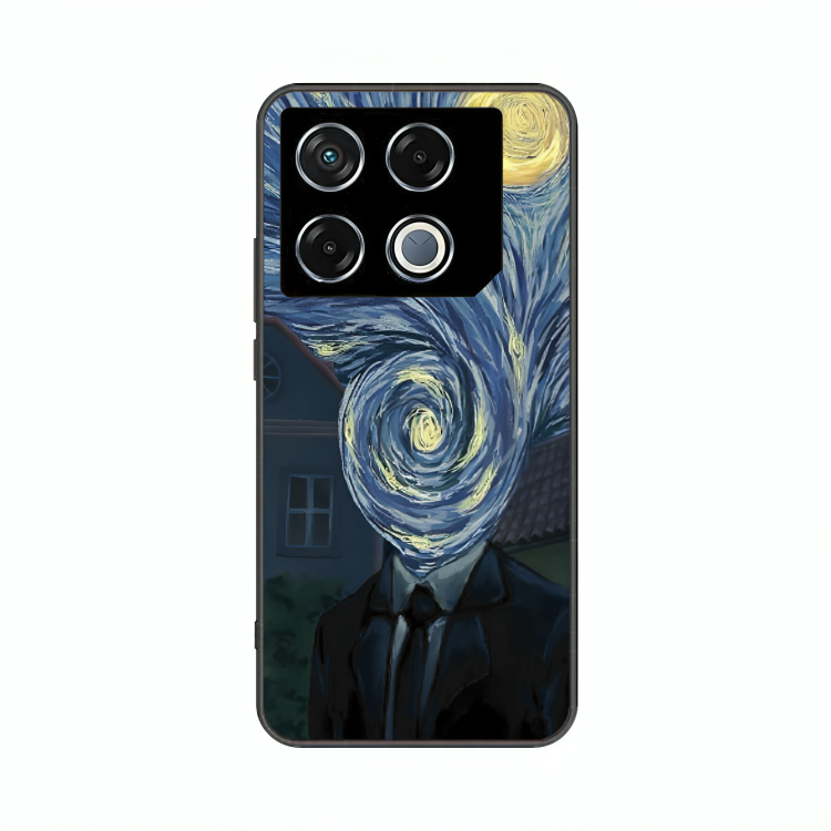 Infinix GT 20 case featuring 'Thoughts Full of Starry Sky' Artwork by Libaadah – premium artistic design with metal-glass finish